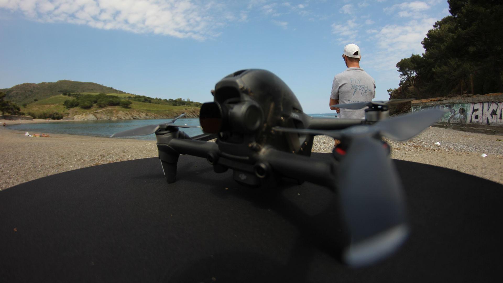 Activité insolite d'immersion en drone 